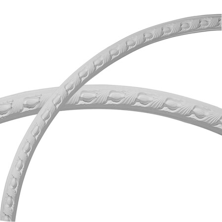 Ekena Millwork 54 1/4"OD x 50 1/4"ID x 2"W x 3/4"P Milton Running Leaf Ceiling Ring (1/4 of complete circle) CR55MI